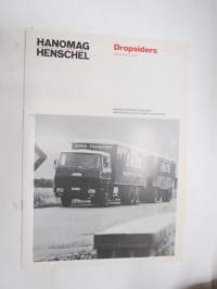 Hanomag-Henschel Dropsiders Heavy Duty Trucks F 131 L, F 140 L, F 150 L, F 170 L, F 190 L, F 191 L, H 191 L, F 221 L, F 221 LE, F 221LN -sales brochure / myyntiesite