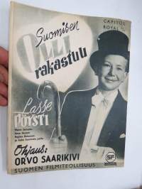 Elokuva-Aitta 1944 nr 23-24, Kansikuva Eija Karipää &amp; Veikko ItkonenSuviyön salaisuus, Annikki Arni, Ristikon varjossa, Musta Hurmio, Suomisen Olli rakastuu, ym.