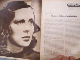 Elokuva-Aitta 1945 nr 7, Kansikuva Eija Karipää, Vaarallinen alue, Ville Salminen, Vain sinulle, Kuninkaallista roskaväkeä, Tallulah Bankhead, Äidinonnea Hollywood