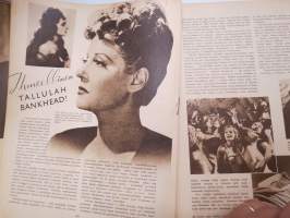 Elokuva-Aitta 1945 nr 7, Kansikuva Eija Karipää, Vaarallinen alue, Ville Salminen, Vain sinulle, Kuninkaallista roskaväkeä, Tallulah Bankhead, Äidinonnea Hollywood