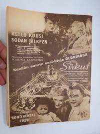 Elokuva-Aitta 1945 nr 7, Kansikuva Eija Karipää, Vaarallinen alue, Ville Salminen, Vain sinulle, Kuninkaallista roskaväkeä, Tallulah Bankhead, Äidinonnea Hollywood