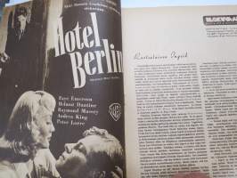 Elokuva-Aitta 1945 nr 24 Kansikuva Margaretta Scott &amp; James Mason, Ruotsalainen Ingf´rid Bergman, Marcel Carné, Emma Väänänen &amp; Eino Heino, Henry Fonda, ym.
