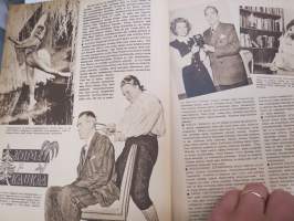 Elokuva-Aitta 1945 nr 24 Kansikuva Margaretta Scott &amp; James Mason, Ruotsalainen Ingf´rid Bergman, Marcel Carné, Emma Väänänen &amp; Eino Heino, Henry Fonda, ym.