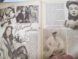 Elokuva-Aitta 1945 nr 24 Kansikuva Margaretta Scott &amp; James Mason, Ruotsalainen Ingf´rid Bergman, Marcel Carné, Emma Väänänen &amp; Eino Heino, Henry Fonda, ym.