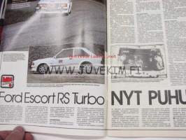 Vauhdin maailma 1985 nr 7 -mm. Escort RS turbo, Mantorp PM-drag, Acropolis MM-ralli, Yamaha 750, Gordon Sopice C2-profiili, Daytona Bike week. RR-SM Kemora, Miki