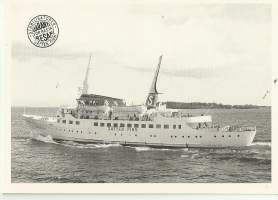 MS Poseidon  1966-72 - laivakortti, laivapostikortti kulkematon