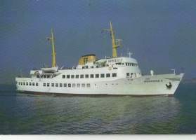 MS Nordsee  - laivakortti, laivapostikortti kulkematon laivaleima