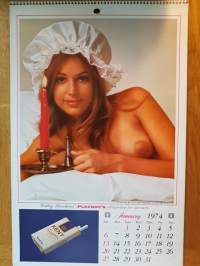 Playboy&#039;s playmate 1974 calendar