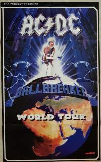 AC/DC ball breaker world tour- Suosikki lehden juliste