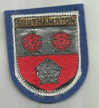 Southampton - hihamerkki, matkailumerkki  kangasmerkki