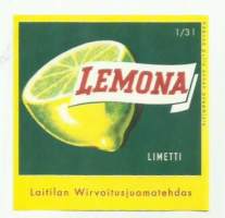 Lemona -   juomaetiketti
