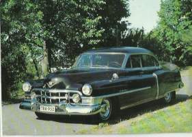 Cadillac 1952  auto autokortti  autopostikortti kulkenut