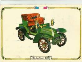 De Dion Bouton 1903 auto autokortti  autopostikortti kulkenut -77