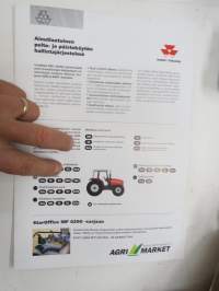 Massey-Ferguson MF 6200 / 8200 traktori - Vuoden 2001 uudet ominaisuudet -myyntiesite / sales brochure