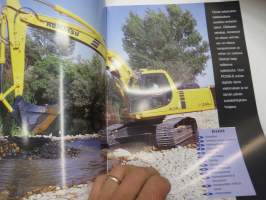 Komatsu PC240-6 telakaivukonesarja -myyntiesite / excavator sales brochure