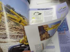 Komatsu PC240-6 telakaivukonesarja -myyntiesite / excavator sales brochure