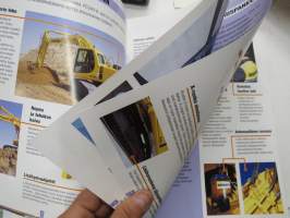 Komatsu PC240-6 telakaivukonesarja -myyntiesite / excavator sales brochure