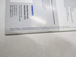 Komatsu PC340-6 telakaivukonesarja -myyntiesite / excavator sales brochure