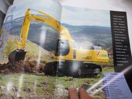 Komatsu PC290-6 telakaivukonesarja -myyntiesite / excavator sales brochure