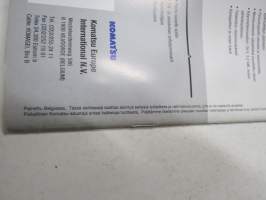 Komatsu PC290-6 telakaivukonesarja -myyntiesite / excavator sales brochure