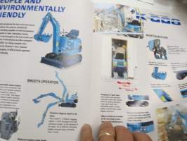 Kubota K-008 kaivinkone -myyntiesite / excavator sales brochure
