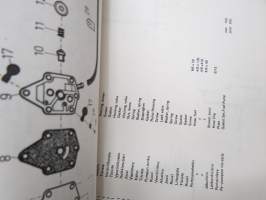 Terhi (Valmet) 40 - 50 perämoottori / outboard Varaosaluettelo - Spare Parts List