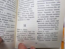 Mitä-Missä-Milloin - Oma nimi ja lapsen nimi - Tietoja etunimistämme