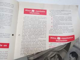 KB Kåbeteck Tasoitus - uusi taloudellinen menetelmä rakennusten sisäpintojen tasoittamiseen -esite, käyttöohje, neuvoja ym.