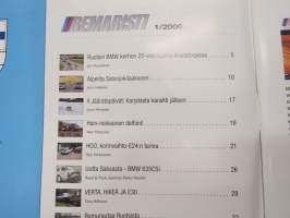 Bemaristi BMW Club Finland 2006 nr 1 -kerholehti / car club magazine