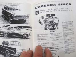 Club Simca &amp; Vedette Finland -&quot;Wanhat Simcat&quot; kerholehtiä 5 kpl erilaisia / car club magazine