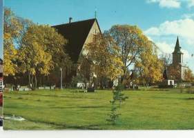 Taivassalo  Kirkko  - paikkakuntakortti, kirkkopostikortti kulkematon