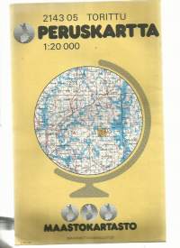 Torittu - 2143 05  Peruskartta 1 : 20 000  kartta