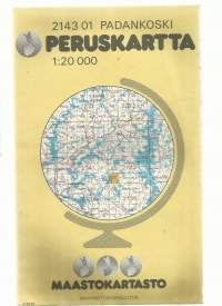 Padankoski  - 2143 01  Peruskartta 1 : 20 000  kartta