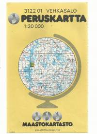 Vehkasalo  - 3122 01  Peruskartta 1 : 20 000  kartta