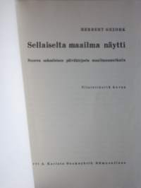 Sellaiselta maailma näytti - Nuoren saksalaisen päiväkirjasta maailmanmatkalta