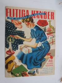 Flitiga händer 1938 nr 27 Julklapps nummer -käsityölehti, ilmestynyt Ruotsissa, Joululahjanumero