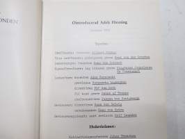 Kalender över Ointroducerad Adel i Sverige 1980 -ruotsalaiset naturalisoimattomat suvut, aateliskalenteri / adelskalender