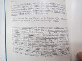 Kalender över Ointroducerad Adel i Sverige 1980 -ruotsalaiset naturalisoimattomat suvut, aateliskalenteri / adelskalender