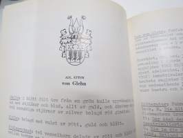 Kalender över Ointroducerad Adel i Sverige 1980 -ruotsalaiset naturalisoimattomat suvut, aateliskalenteri / adelskalender