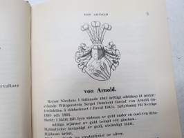 Kalender över Ointroducerad Adel i Sverige 1958 -ruotsalaiset naturalisoimattomat suvut, aateliskalenteri / adelskalender