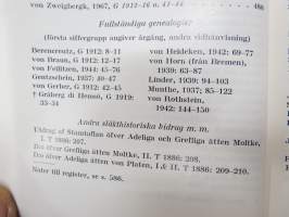 Kalender över Ointroducerad Adel i Sverige 1970 -ruotsalaiset naturalisoimattomat suvut, aateliskalenteri / adelskalender