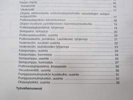Volvo Kuorma-autot huoltokäsikirja Ryhmä 23 Polttonestejärjestelmä D12A -korjaamokirjasarjan osa