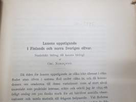 Laxens uppstigande i Finlands och norra Sveriges elfvar. Statistisk bidrag till laxens biologi (Lohen nousu Suomen ja Pohjois-Ruotsin jokiin) Fennia 22