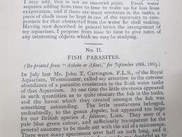 Notes from my Aquarium I-VI