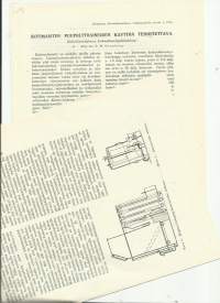 Kotimaisten puupolttoaineiden käyttöä tehostettava  1935 / V W Granberg   4 sivua