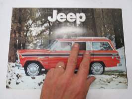 Jeep Wagoneer, Cherokee, CJ-7, Renegade 1978 -myyntiesite / sales brochure