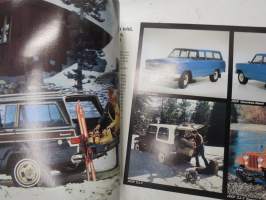 Jeep Wagoneer, Cherokee, CJ-7, Renegade 1978 -myyntiesite / sales brochure
