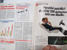 Aja Hyvin 1987 nr 2 -Peugeot autoilun erikoislehti - Asiakaslehti - customer magazine