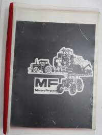 Massey-Ferguson 175 Tractor (traktori) Parts Book -varaosaluettelo