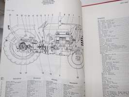 Massey-Ferguson 175 Tractor (traktori) Parts Book -varaosaluettelo